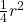 \frac{1}{4}r^2