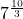 7^{\frac{10}{3}}