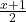 \frac{x+1}{2}