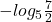 -log_5\frac{7}{2}