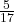 \frac{5}{17}