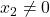 x_2\neq0