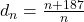 d_n=\frac{n+187}{n}