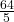 \frac{64}{5}