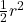 \frac{1}{2}r^2