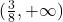 (\frac{3}{8}, +\infty)
