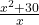 \frac{x^2+30}{x}