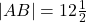 |AB|=12\frac{1}{2}