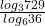 \frac{log_3729}{log_636}