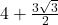 4+\frac{3\sqrt{3}}{2}