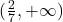 (\frac{2}{7}, +\infty)