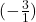 (-\frac{3}{1})
