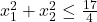 x_1^2+x_2^2\leq\frac{17}{4}